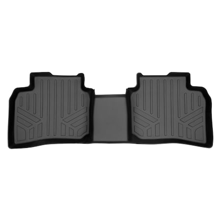Smartliner Custom Fit 2nd Row Floor Mats Liner for 2019-2022 Cadillac XT4, Black SB0419